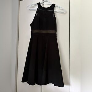 Le Chateau black halter cocktail dress